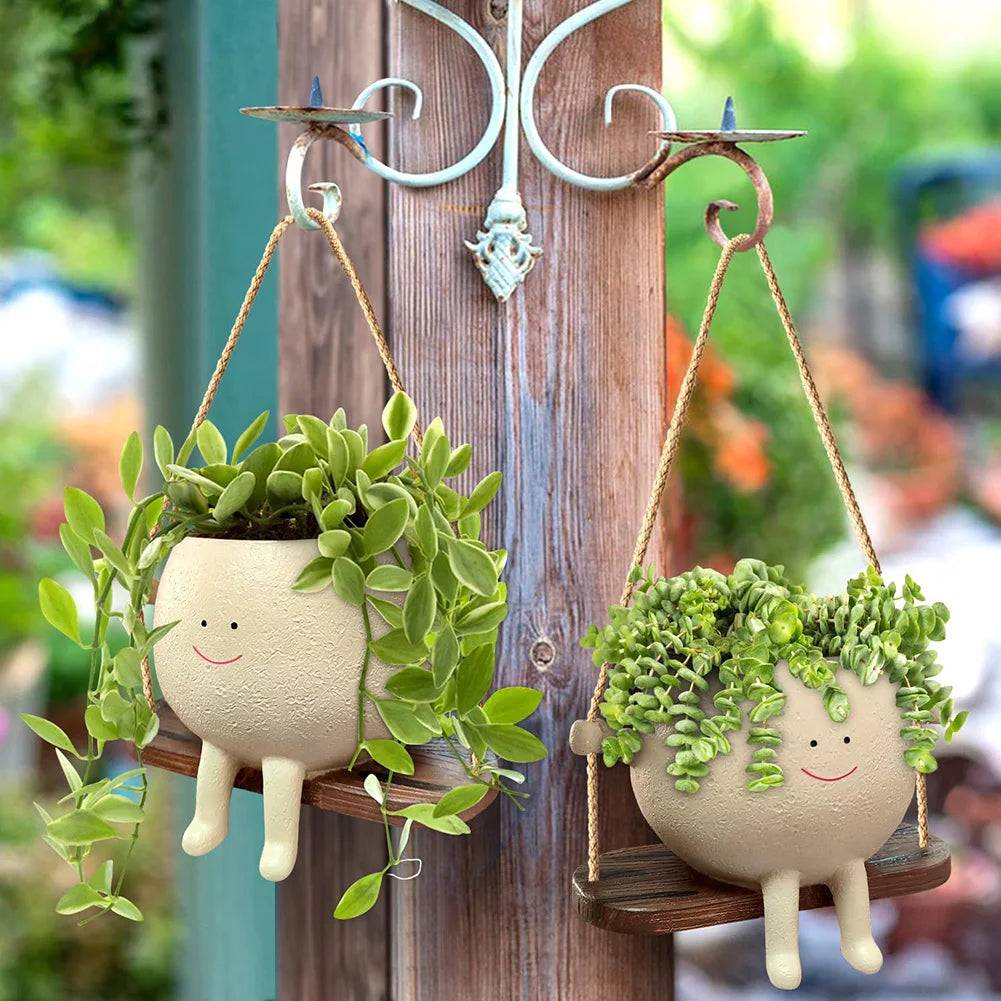 Swing Face Planter pot