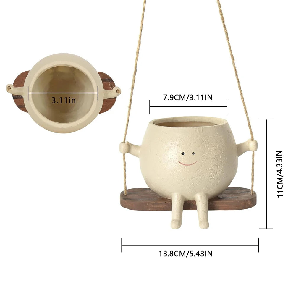 Swing Face Planter pot